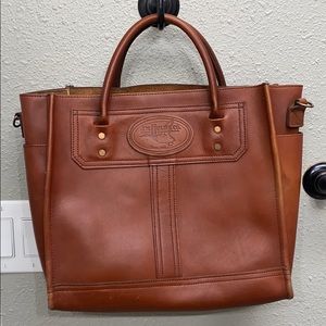 JW Hulme leather tote